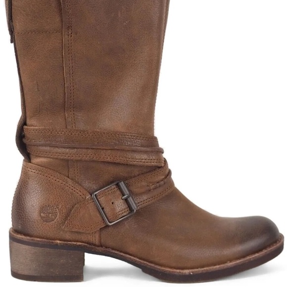 Timberland Shoes - Timberland Women's Tan Leather Heeled Boots
